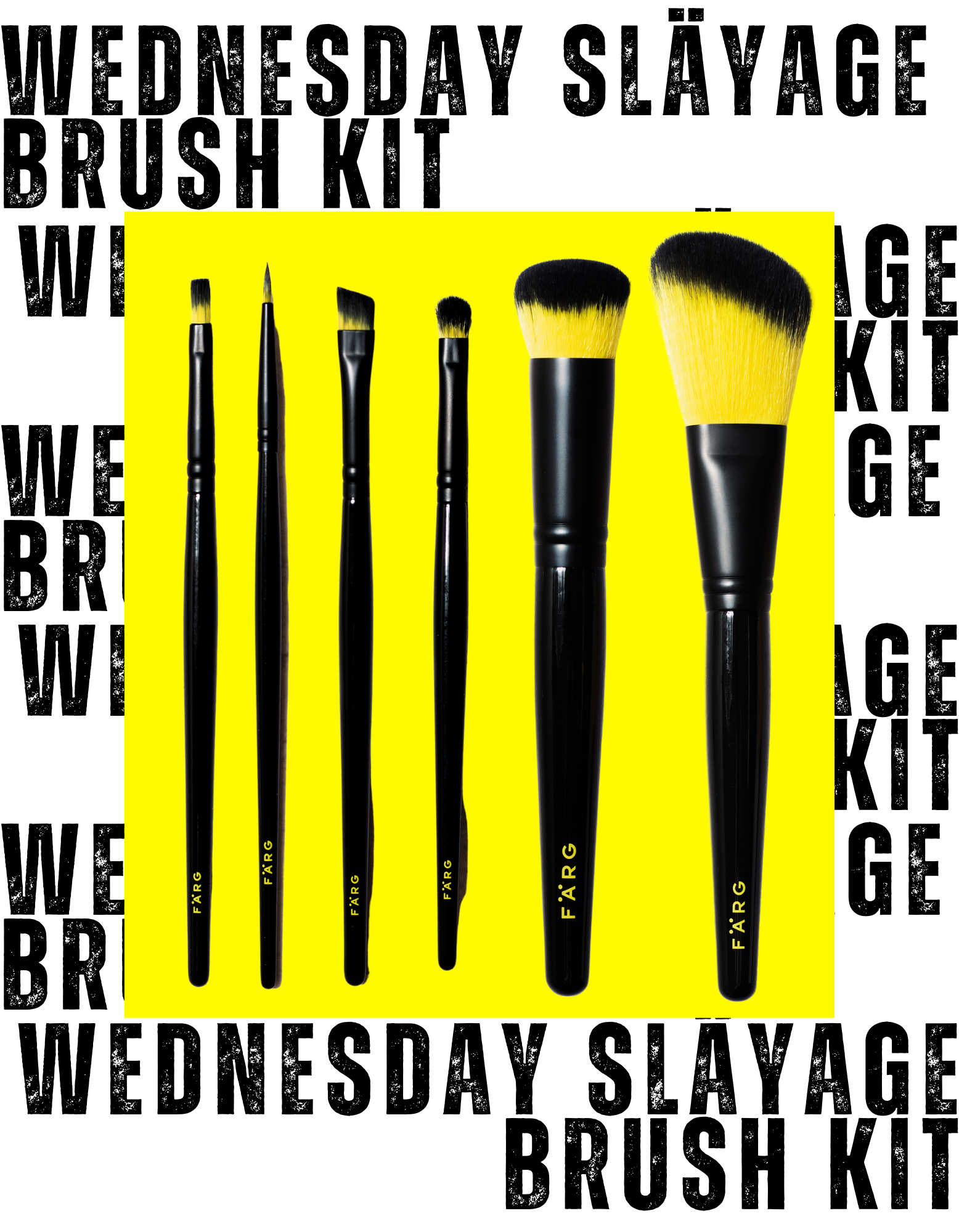 Wednesday Släyage Brush Kit