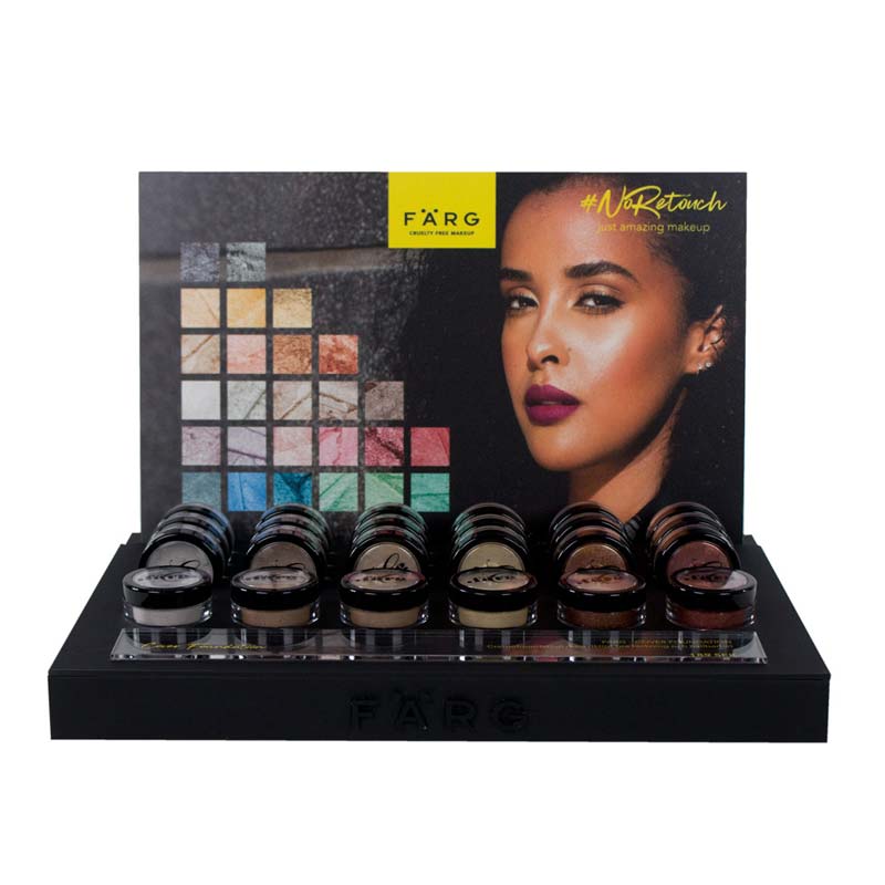 Store Display - Shimmer Pigment & Creme Foundations 6 shades